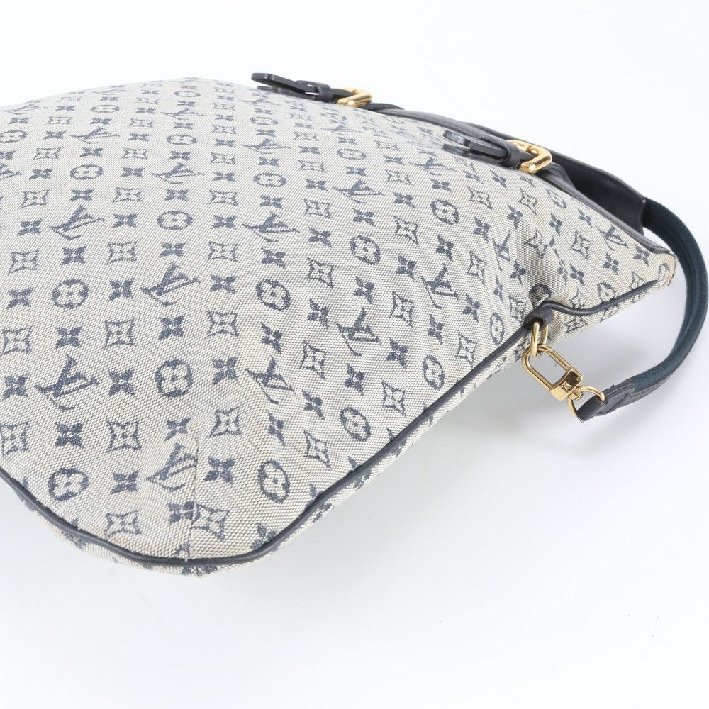 Louis Vuitton Monogram Mini Francoise Blue 2-Way Shoulder Bag — view 4