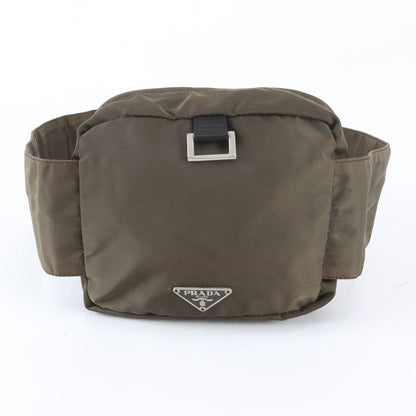 Prada Tessuto Nylon Triangle Logo Waist Bag Body Pouch — view 2