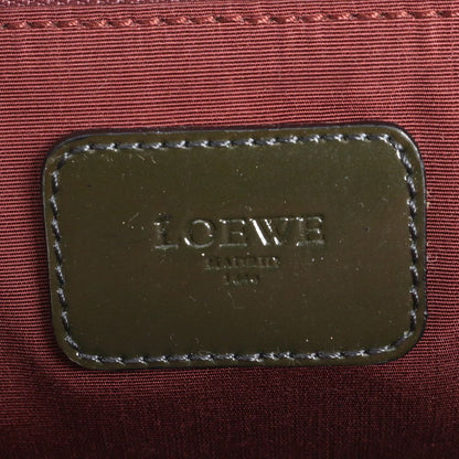 Loewe Padlock Leather Handbag Tote Brown — view 8