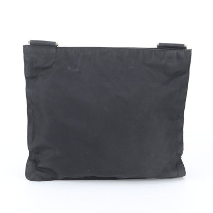 Prada Tessuto Nylon Triangle Logo Shoulder Bag Crossbody Messenger Black — view 3