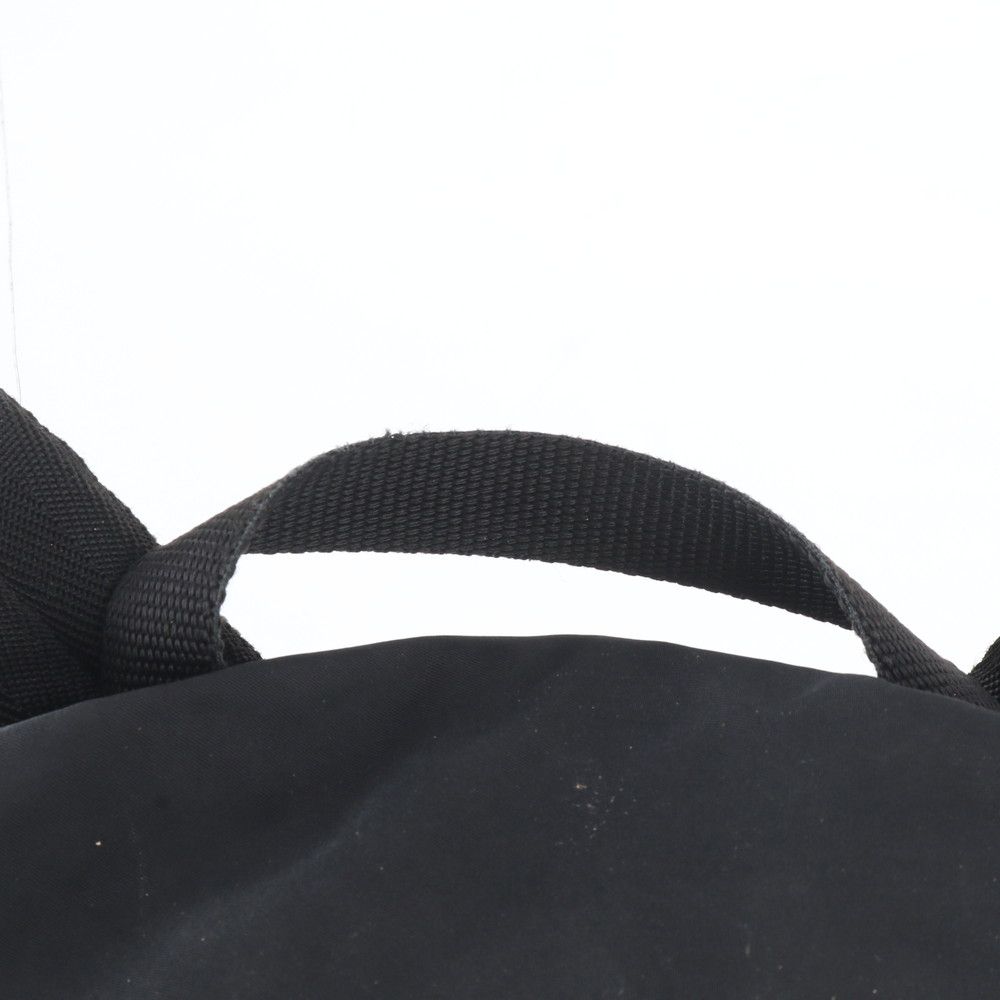 Prada Tessuto Nylon Triangle Logo Leather Backpack — view 2