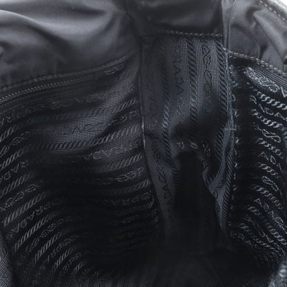 Prada Tessuto Nylon Shoulder Bag Crossbody Messenger Black — view 8