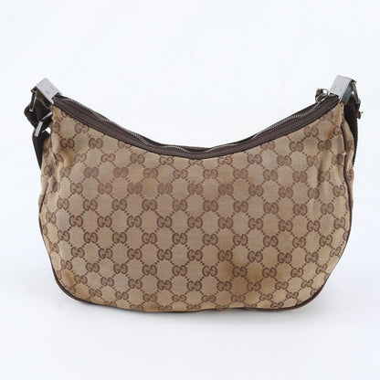 Gucci GG Canvas Leather Shoulder Bag Crossbody Messenger — view 3