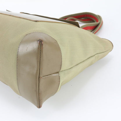 Gucci Leather Nylon Tote Shoulder Business Document — view 4