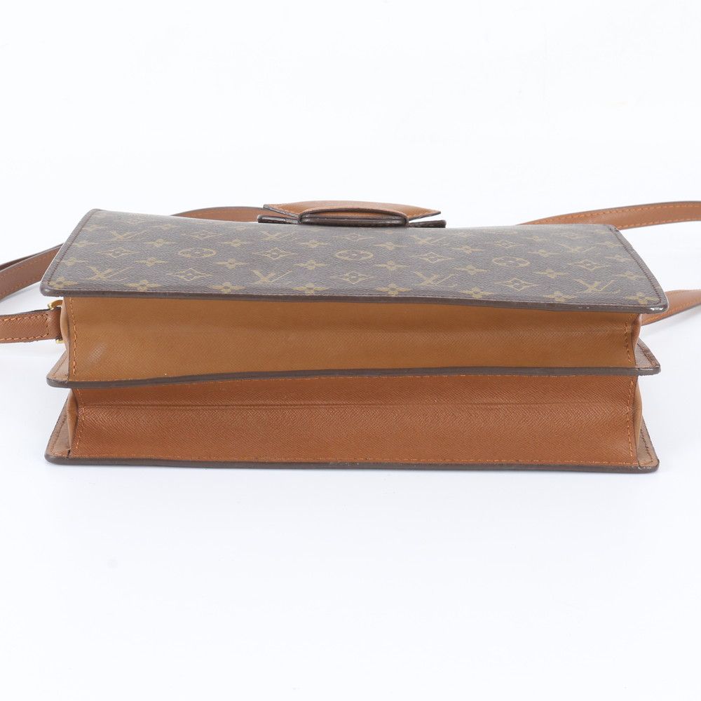 Louis Vuitton Monogram Courcel Leather Shoulder Bag — view 6