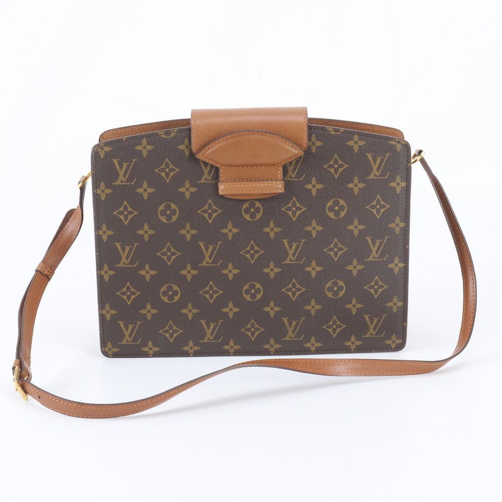 Louis Vuitton Monogram Courcel Leather Shoulder Bag