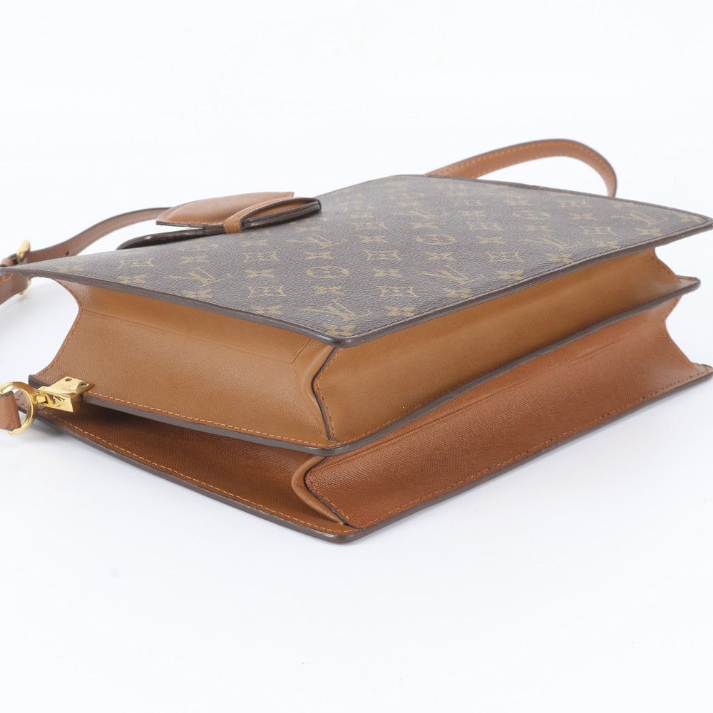 Louis Vuitton Monogram Courcel Leather Shoulder Bag — view 5