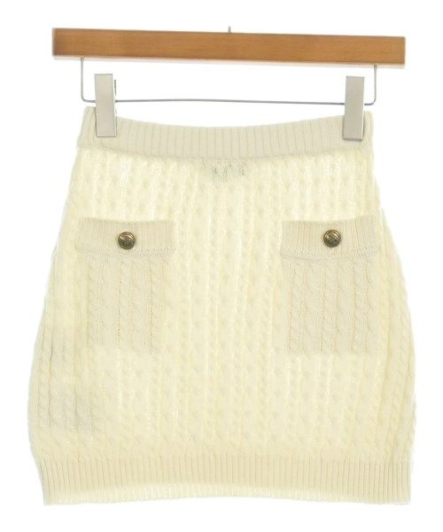 Prada Mini Skirt Ivory