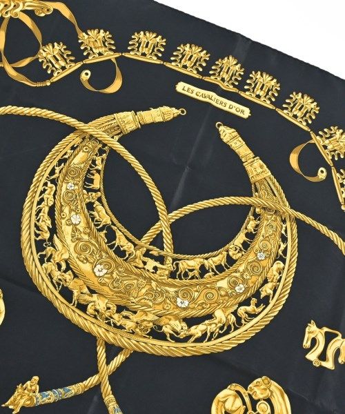 Hermes Bandana Scarf Navy — view 2