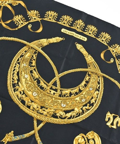 Hermes Bandana Scarf Navy — view 2