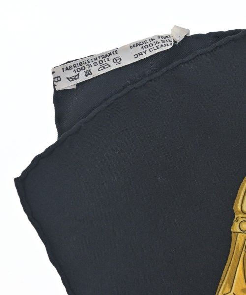 Hermes Bandana Scarf Navy — view 5