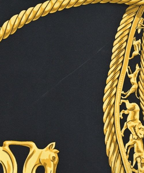Hermes Bandana Scarf Navy — view 6
