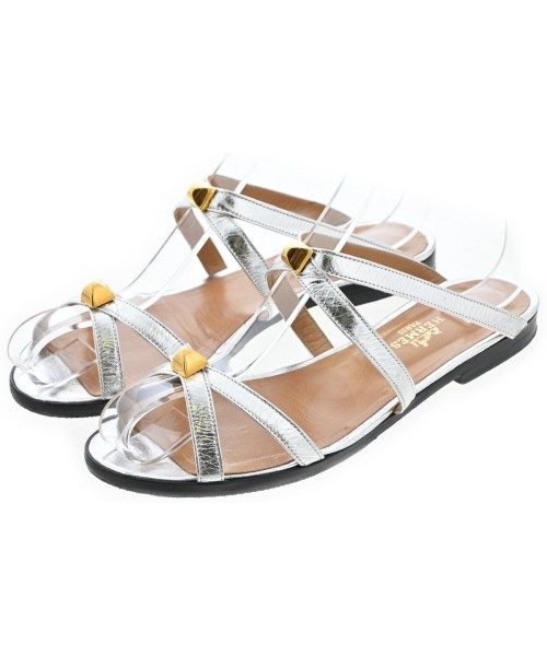 Hermes Sandals Silver