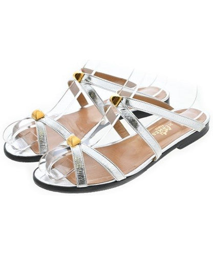 Hermes Sandals Silver