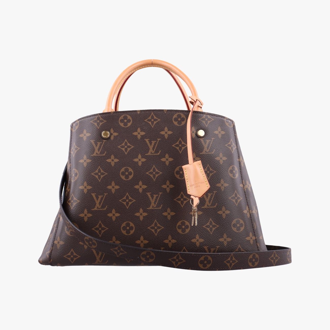 Louis Vuitton Montaigne MM Monogram Brown Canvas Shoulder Bag