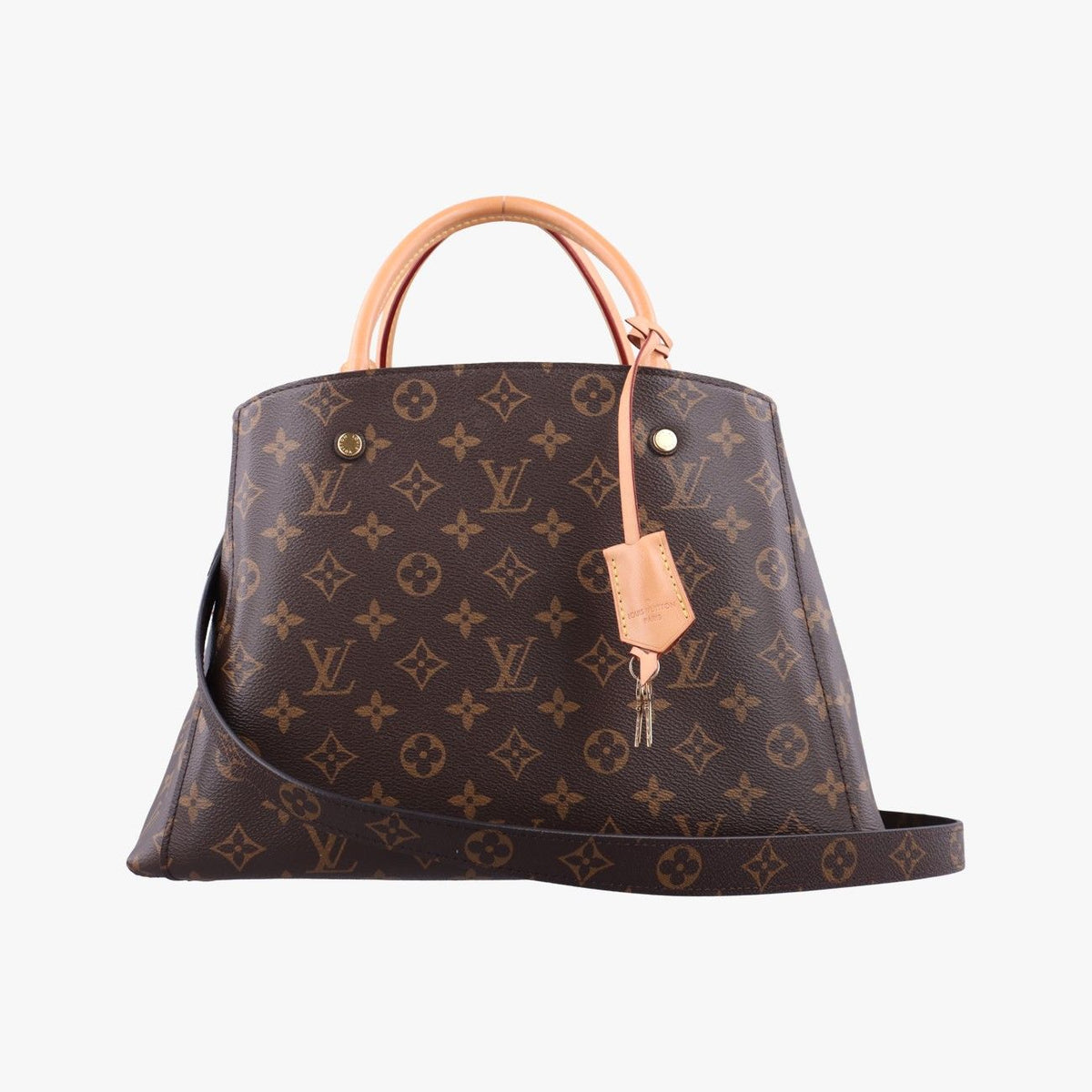 Louis Vuitton Montaigne MM Monogram Brown Canvas Shoulder Bag