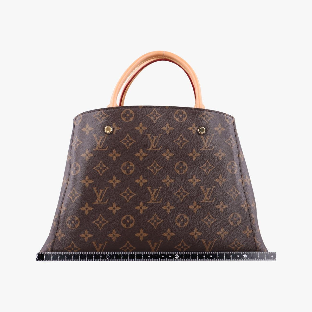 Louis Vuitton Montaigne MM Monogram Brown Canvas Shoulder Bag — view 2
