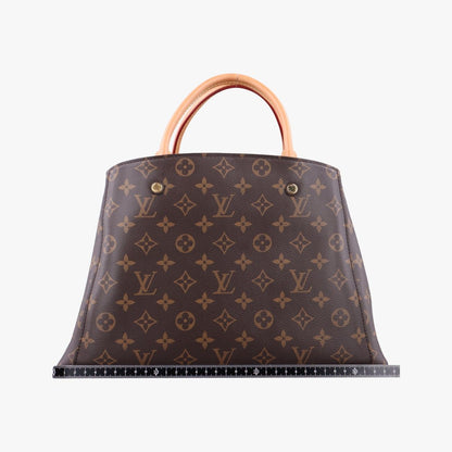 Louis Vuitton Montaigne MM Monogram Brown Canvas Shoulder Bag — view 2