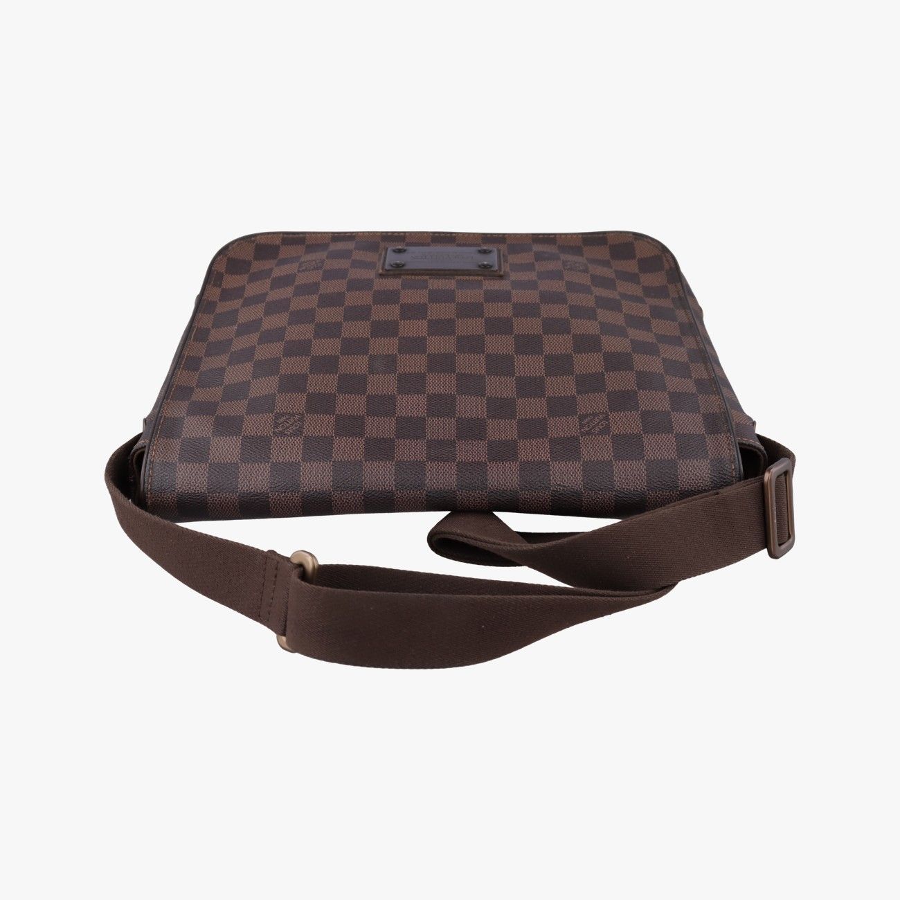 Louis Vuitton Brooklyn MM Ebene Damier Canvas Shoulder Bag — view 8