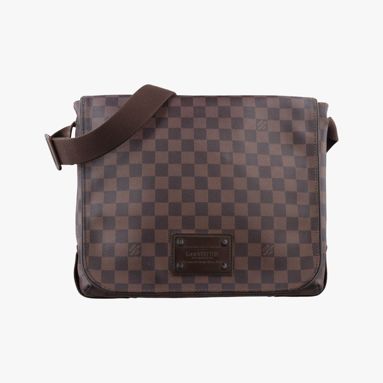 Louis Vuitton Brooklyn MM Ebene Damier Canvas Shoulder Bag