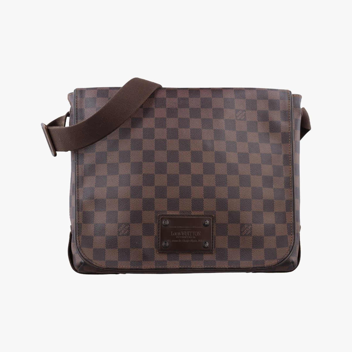 Louis Vuitton Brooklyn MM Ebene Damier Canvas Shoulder Bag