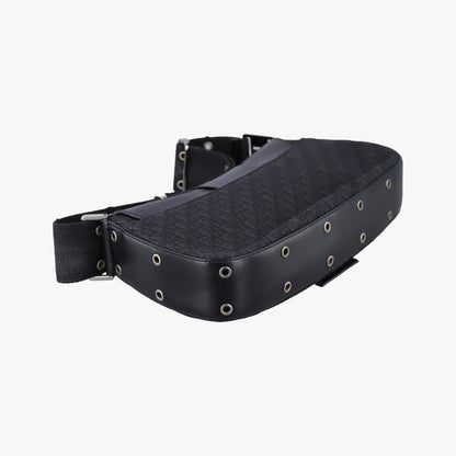 Dior Street Chic Columbus Black Canvas Leather Shoulder Bag — view 7