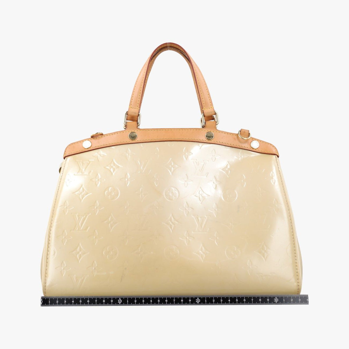 Louis Vuitton Blair MM Blanc Corail Vernis Shoulder Bag — view 2