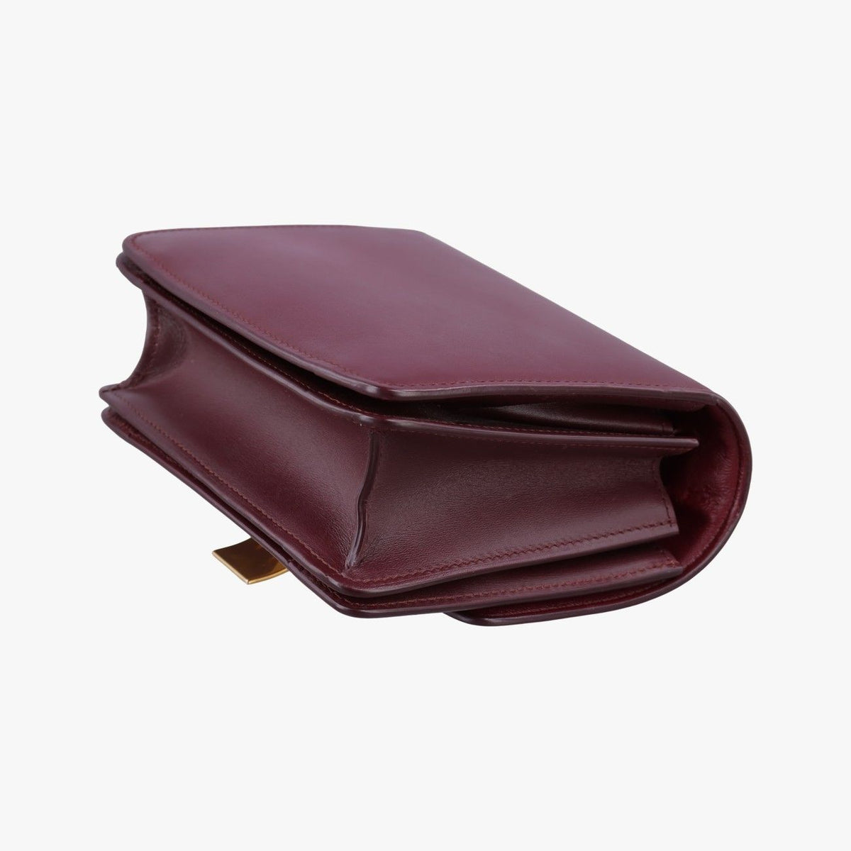 Celine Classic Small Wine Red Leather Shoulder Bag — view 6