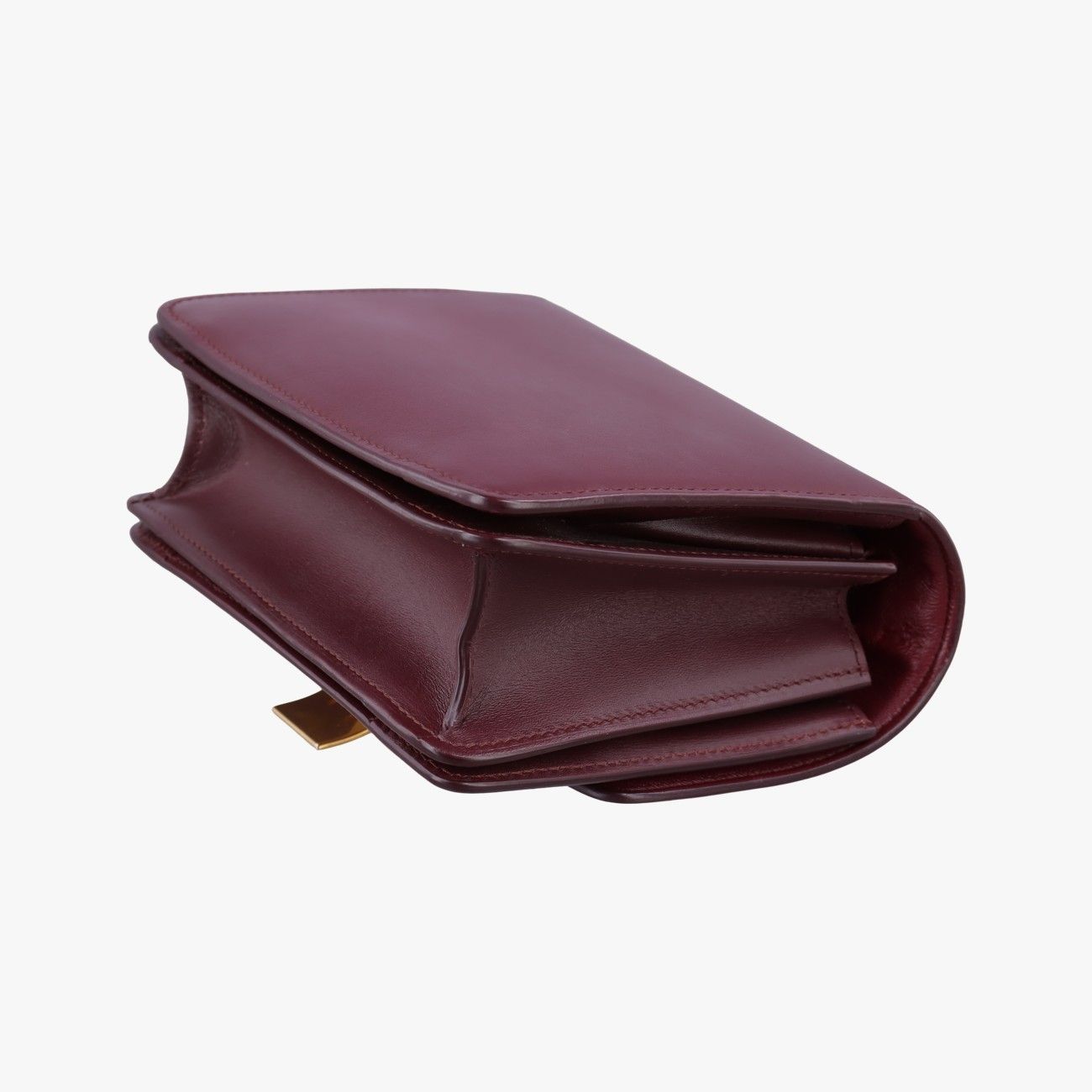 Celine Classic Small Wine Red Leather Shoulder Bag — view 6