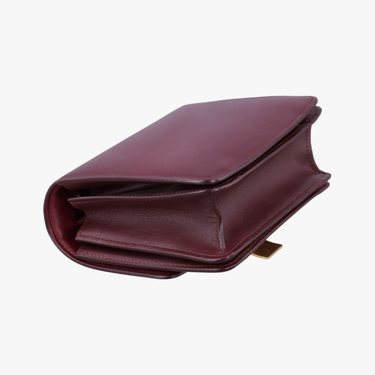 Celine Classic Small Wine Red Leather Shoulder Bag — view 7