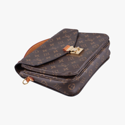 Louis Vuitton Pochette Metis MM Monogram Brown Canvas Handbag — view 5