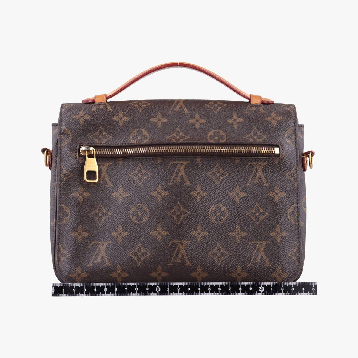 Louis Vuitton Pochette Metis MM Monogram Brown Canvas Handbag — view 2