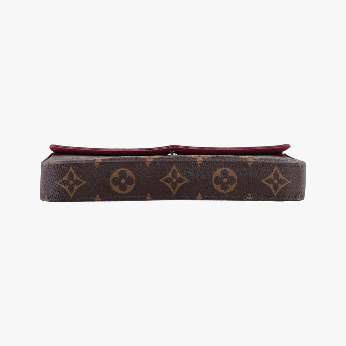 Louis Vuitton Pochette Felicie Monogram Brown Canvas Shoulder Bag — view 3