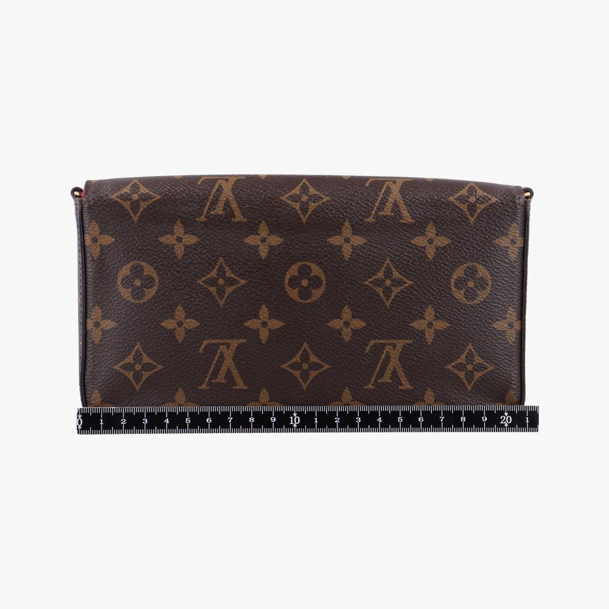Louis Vuitton Pochette Felicie Monogram Brown Canvas Shoulder Bag — view 2