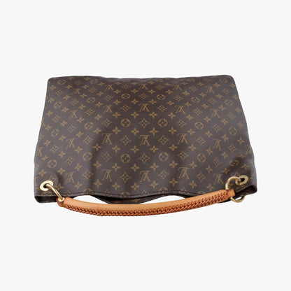Louis Vuitton Artsy MM Monogram Brown Canvas Shoulder Bag — view 8