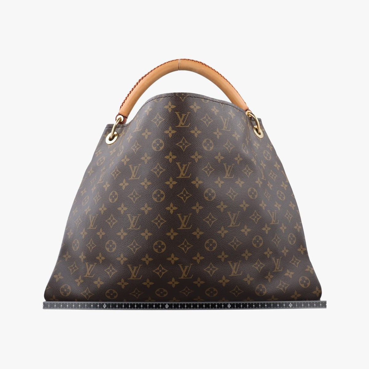Louis Vuitton Artsy MM Monogram Brown Canvas Shoulder Bag — view 2
