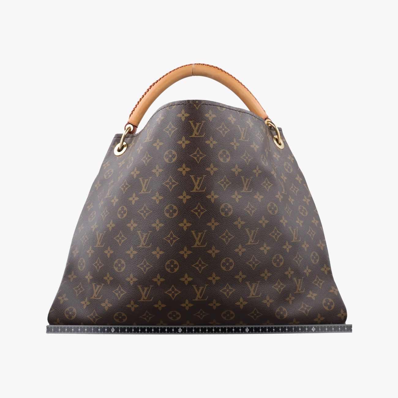 Louis Vuitton Artsy MM Monogram Brown Canvas Shoulder Bag — view 2