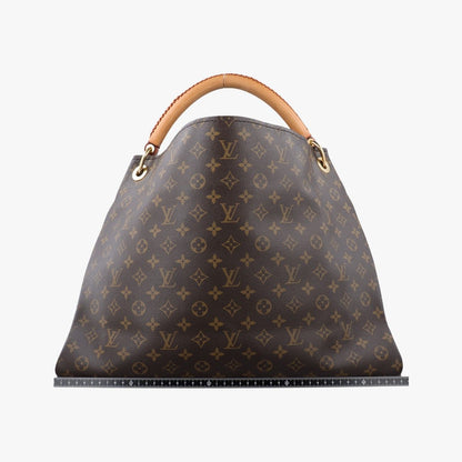 Louis Vuitton Artsy MM Monogram Brown Canvas Shoulder Bag — view 2