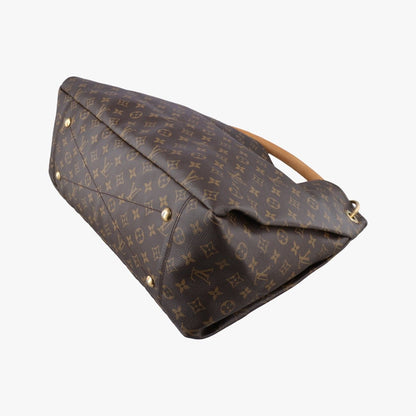 Louis Vuitton Artsy MM Monogram Brown Canvas Shoulder Bag — view 4