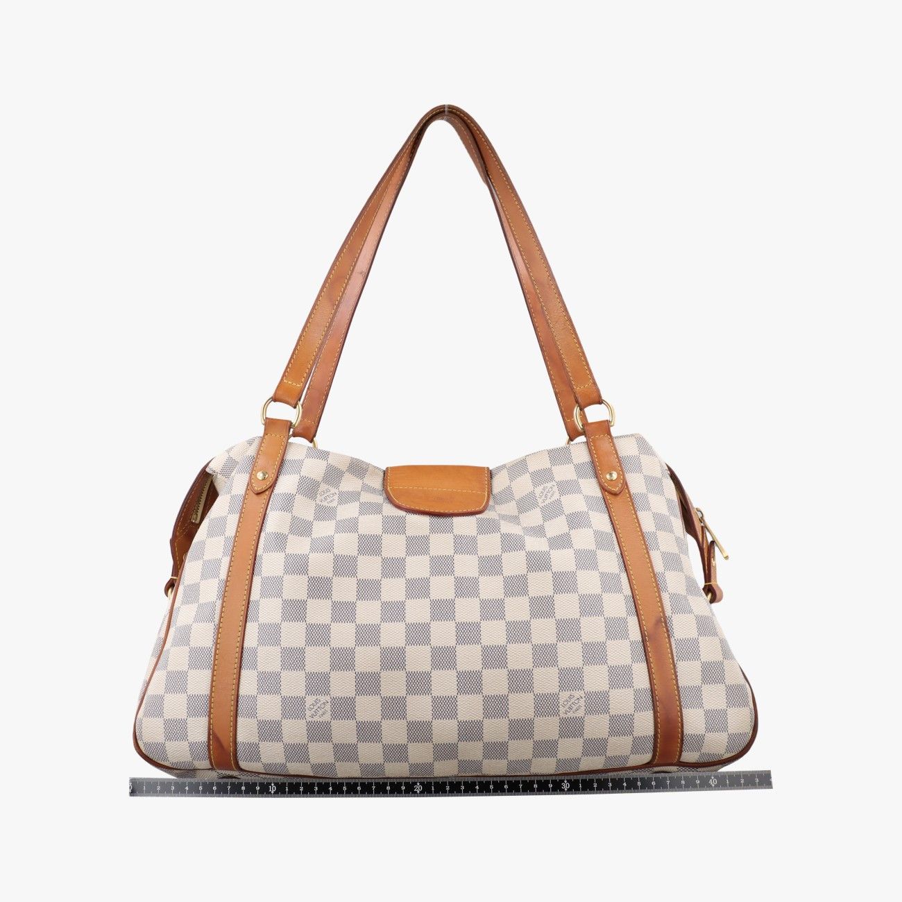 Louis Vuitton Streza PM Azur Damier Canvas Handbag — view 2