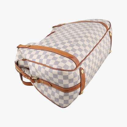 Louis Vuitton Streza PM Azur Damier Canvas Handbag — view 7
