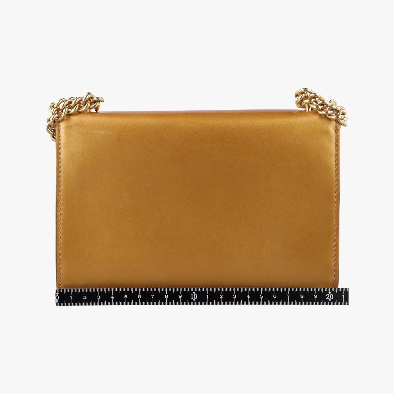 Louis Vuitton Pochette Louise MM Mustard Yellow Vernis Shoulder Bag — view 2