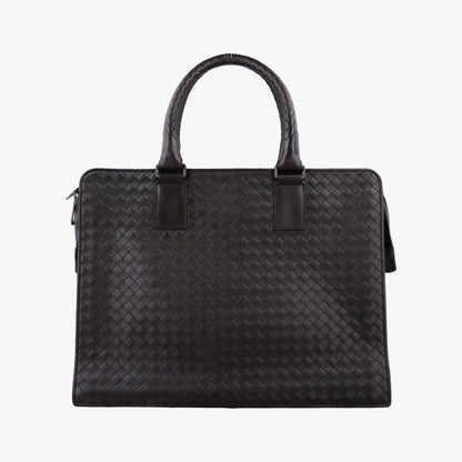 Bottega Veneta Intrecciato Brown Lambskin Handbag