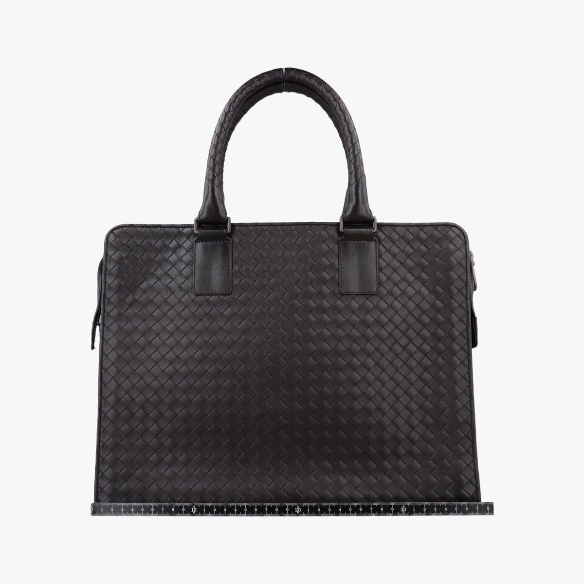 Bottega Veneta Intrecciato Brown Lambskin Handbag — view 2