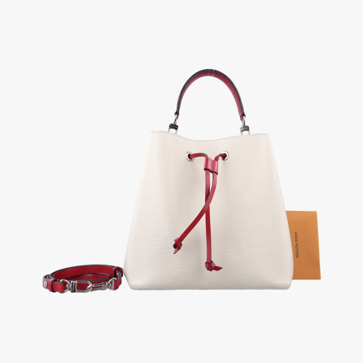 Louis Vuitton Neo Noe Red White Black Epi Bucket Bag