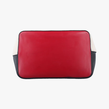 Louis Vuitton Neo Noe Red White Black Epi Bucket Bag — view 3