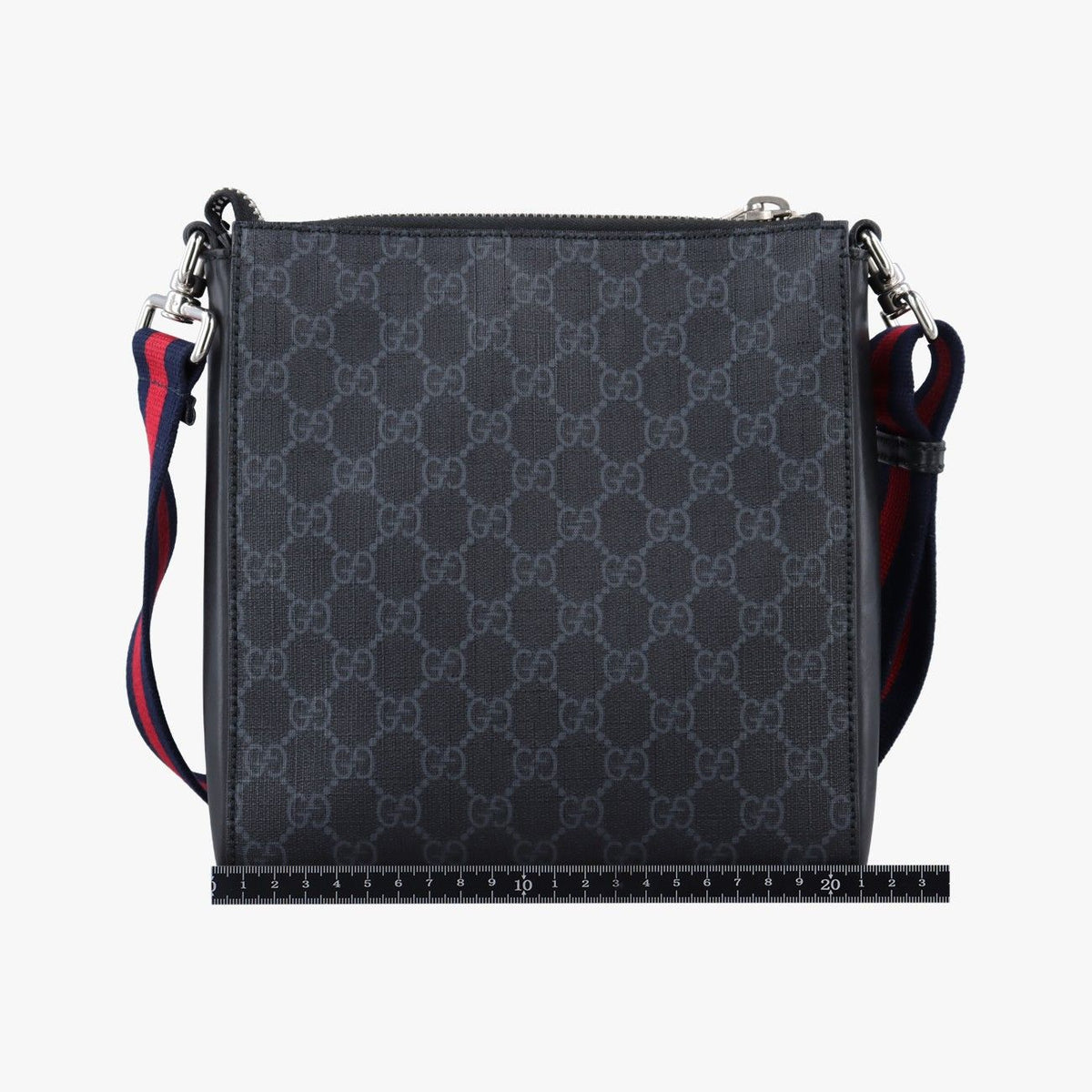 Gucci GG Supreme Courier Messenger Black Multicolor Leather — view 2