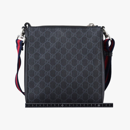 Gucci GG Supreme Courier Messenger Black Multicolor Leather — view 2