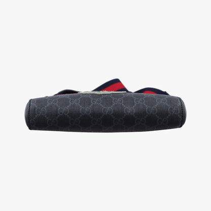 Gucci GG Supreme Courier Messenger Black Multicolor Leather — view 3