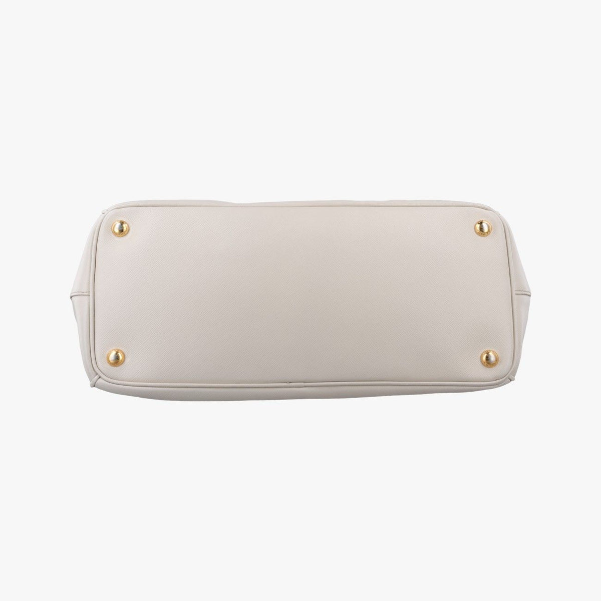 Prada Galleria White Saffiano Leather Shoulder Bag — view 3